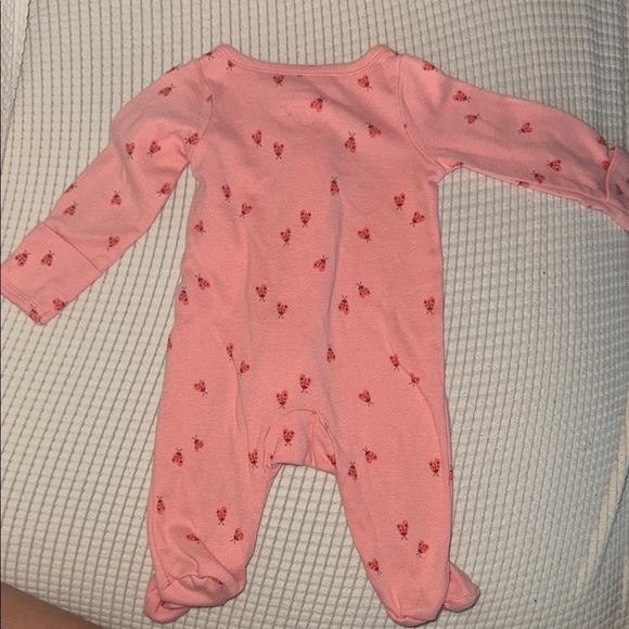 Carters: Charming Pink Lady Bug  Kids Footie - Picture 6 of 6